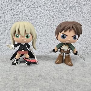 Funko Mystery Minis Vinyl Lot Maka Albarn Soul Eater Eren Yeager Attack on Titan